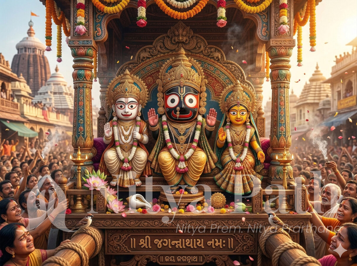 ભગવાન જગન્નાથ મંદિર પુરી – Jagannath Ashtakam devotional image