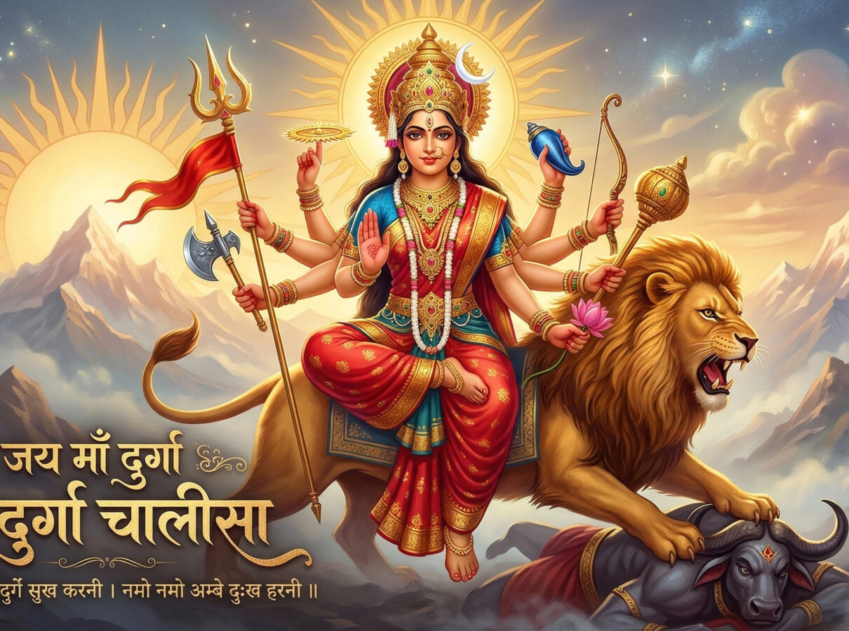 દુર્ગા ચાલીસા ગુજરાતી | Durga Chalisa Lyrics in Gujarati – NityaPath